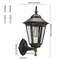 Outdoor Solar Flame Hanging Lantern Lights, IP65 Wall Mounted Lights, 3 Mode Solar Lamp for Patio Fence Garden Decor