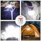 USB Rechargeable Solar Camping Light Bulb, 6 Lighting Modes, Hanging Outdoor Lamp for BBQ, Tent, Emergency Lighting
