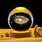 3D Planet Moon Glowing Table Lamp LED Night Light Galaxy Crystal Ball Bedroom Bedside Lamp Home Dec 8