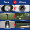 Adjustable Solar Spotlights Outdoor Landscape Light, IP65 Waterproof Solar Uplights for Yard, Trees, Garden, Path