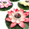 Solar Powered Artificial Floating Lotus Night Lights LED Garden Pool Lantern Energy Saving Lamp For 3