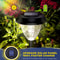 Super Bright Solar Lights Outdoor Waterproof, Solar Powered Pathway Lights 10 Pack, Garden LED Landscape Decorative Ligh