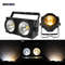 LED Par Light, Cold and Warm Color Barn Doors, DMX512 DJ Lighting for Stage, Disco, Concert