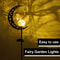 Waterproof Outdoor Fairy Garden Stake Led Solar Iron Decor Light Lamp IP65 Metal Landscape Lights F 0