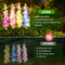 Solar Lights For Outside With 36 LEDs 4 Pack Outdoor Solar Flowers Lights Upgraded Solar Garden Lig 2