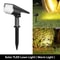 Ultra Bright 7LED Solar Light Spotlights Outdoor Landscape Wall Light Waterproof Adjustable Lawn Ga 7