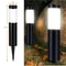 Outdoor Waterproof Cylindrical Garden Solar Light Solar Powered Dusk To Dawn Street Lights Cool Whi 6