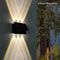 Waterproof Outdoor Solar Wall Light LED Solar Spotlight Warm White Light For Garden Yard Patio Gara 7