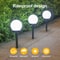Outdoor Solar LED Garden Round Ball Bulb Light Waterproof Lawn Landscape Lamp Ground Plug Decorativ 1
