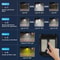 Solar Clip LED Light Outdoor Bulbs With Clips, Motion Sensor Garden Lights For Walls, Powered Waterproof Outdoor Decor