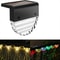 Waterproof Solar Deck Lights for Fence Stairs Railing Step, Outdoor Patio Yard Pathway Lights