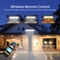 LED Solar Motion Sensor Outdoor Lights Waterproof Security Flood Light 3 Colors 4 Modes For Yard Pa 4