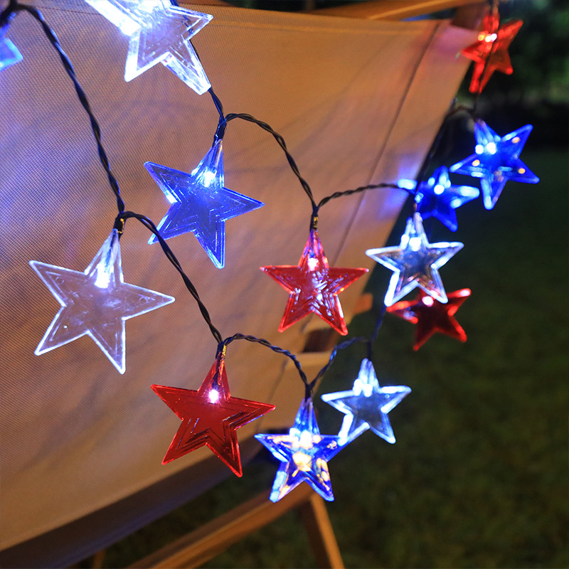 Outdoor Fairy Lights Solar Powered Stars String Light, Waterproof 8 Modes for Patio, Yard, Party, Christmas Decorations