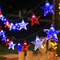 Outdoor Fairy Lights Solar Powered Stars String Light, Waterproof 8 Modes for Patio, Yard, Party, Christmas Decorations