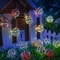 Colorful Moroccan Fairy Light 30 20 LED, Moroccan Spherical Solar String Light, Outdoor Garden Courtyard Christmas Decor