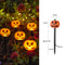 Halloween Decorative Torch Outdoor Solar Lights Pumpkin Lamp Waterproof Floor Mounted Lawn Garden C 6