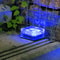 Solar Brick Ice Cube Light Outdoor Waterproof LED Sunlight Garden Yard Pathway Step Party Christmas Landscape Lamp