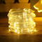 Waterproof Outdoor Solar Rope Led Light Garden Xmas Decoration Tube Fairy Strip String Lights 5