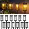 Solar Lights Upgraded 2700K Warm White Super Bright 12Hrs Waterproof For Yard Garden Patio Path Lig 7