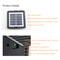 4 Sided Luminous Solar Lights Outdoor Waterproof Floodlight, Garden Courtyard Atmosphere Wall Lamp for Porch Yard