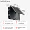 4 Sided Luminous Solar Lights Outdoor Waterproof Floodlight, Garden Courtyard Atmosphere Wall Lamp for Porch Yard