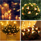 Solar String Light Cute Bee Outdoor Decor, Wedding Garden Patio Party Lights, Christmas Tree Honeybee Fairy Lamp