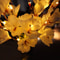 Outdoor Waterproof Solar Powered Magnolia Lights, Christmas Garden Decoration, LED Holiday Landscape Pathway Lights