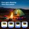 Ultra Long Endurance LED Portable Lantern, Outdoors Solar Powered Emergency Tent Lamp, Power Bank Night Light for Camp