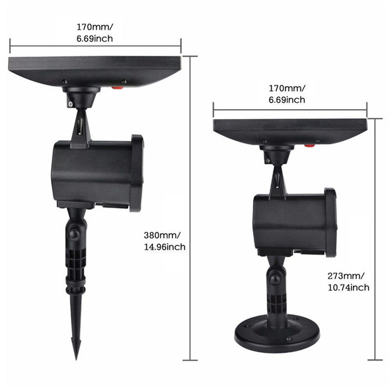 Solar USB Outdoor Waterproof Lawn Light, Laser Light Holiday Lamps, Long Standby Garden Path Landscape Lighting
