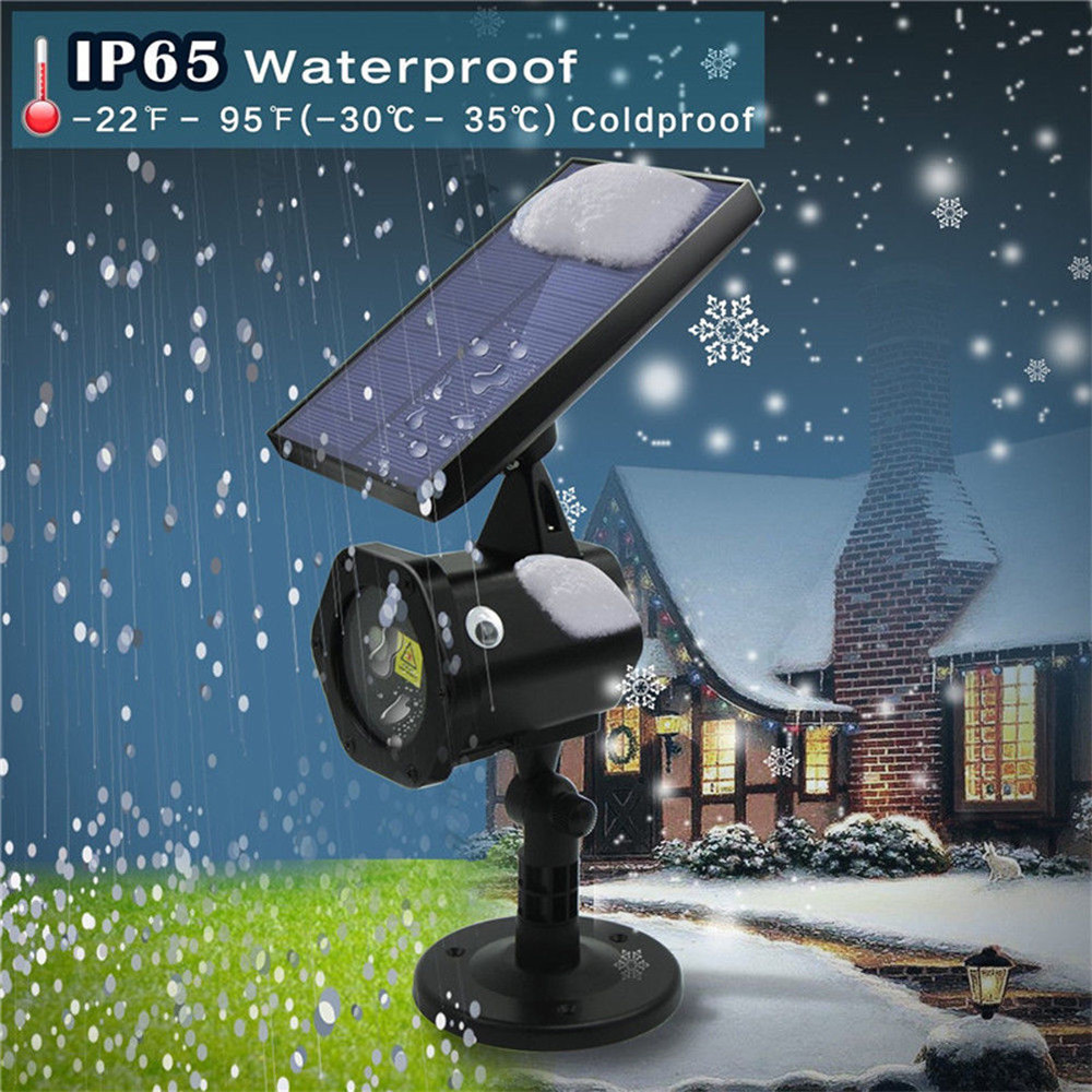 Solar USB Outdoor Waterproof Lawn Light, Laser Light Holiday Lamps, Long Standby Garden Path Landscape Lighting