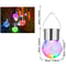 Waterproof Solar Hanging Lights for Outdoors Cracked Glass Lanterns, Garden Yard Fence Tree Patio Christmas Decoration