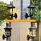 Solar Garden LED Lights Retro Landscape Pathway Light Outdoor Tungsten Filament Lamps Street Floor 2