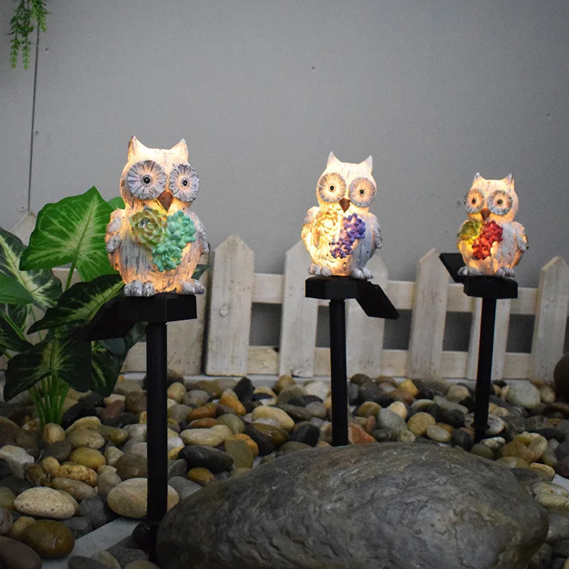 Modern Garden Decoration Snail Outdoor, Solar New Magnesium Oxide Resin Light, Waterproof Garden Plug Landscape Lighting