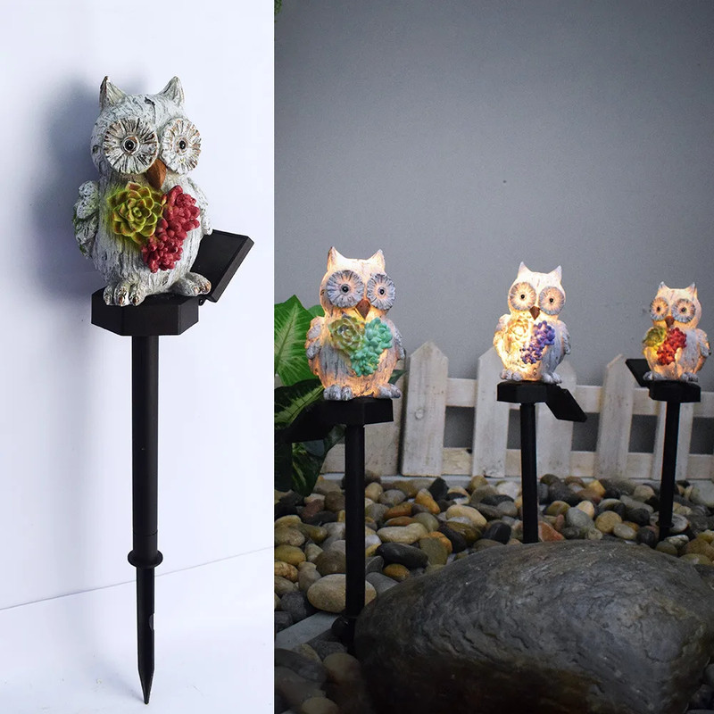 Modern Garden Decoration Snail Outdoor, Solar New Magnesium Oxide Resin Light, Waterproof Garden Plug Landscape Lighting