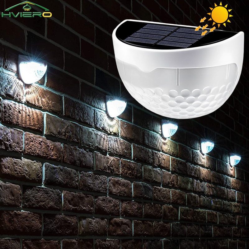 Solar Lights Half Round Outdoor Waterproof Bright Courtyard Garden Hedge Balcony Night Lamps Induction Decoration Light