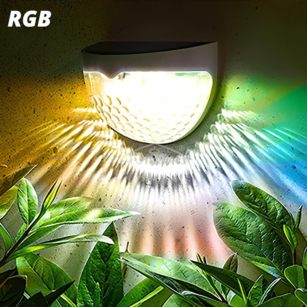 Solar Lights Half Round Outdoor Waterproof Bright Courtyard Garden Hedge Balcony Night Lamps Induction Decoration Light
