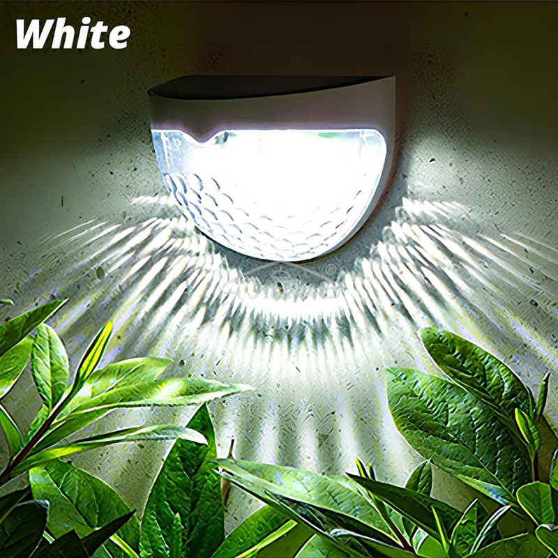 Solar Lights Half Round Outdoor Waterproof Bright Courtyard Garden Hedge Balcony Night Lamps Induction Decoration Light