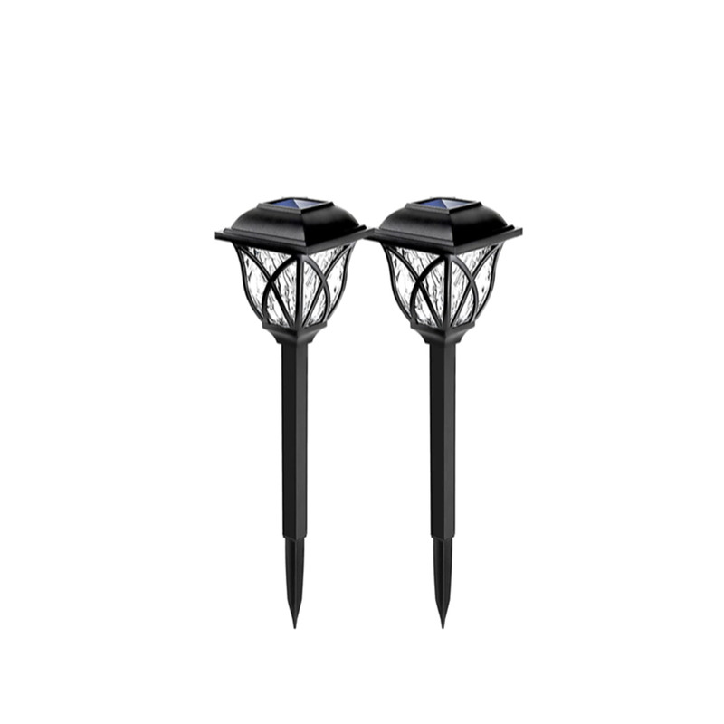 2pcs Led Solar Pathway Lights Outdoor Solar Garden Lamp For Walkway Yard Lawn Driveway Lighting 1