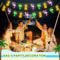 Battery Operated LED Flamingo Pineapple Palm Tree String Lights, Tropical Beach Hawaiian Fairy Atmosphere Lights