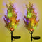 Christmas Solar Pine Lights, Garden Ground Light Stake, Cypress Decor Lamp, Waterproof Outdoor Floral Ambiance Lighting