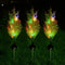 Christmas Solar Pine Lights, Garden Ground Light Stake, Cypress Decor Lamp, Waterproof Outdoor Floral Ambiance Lighting