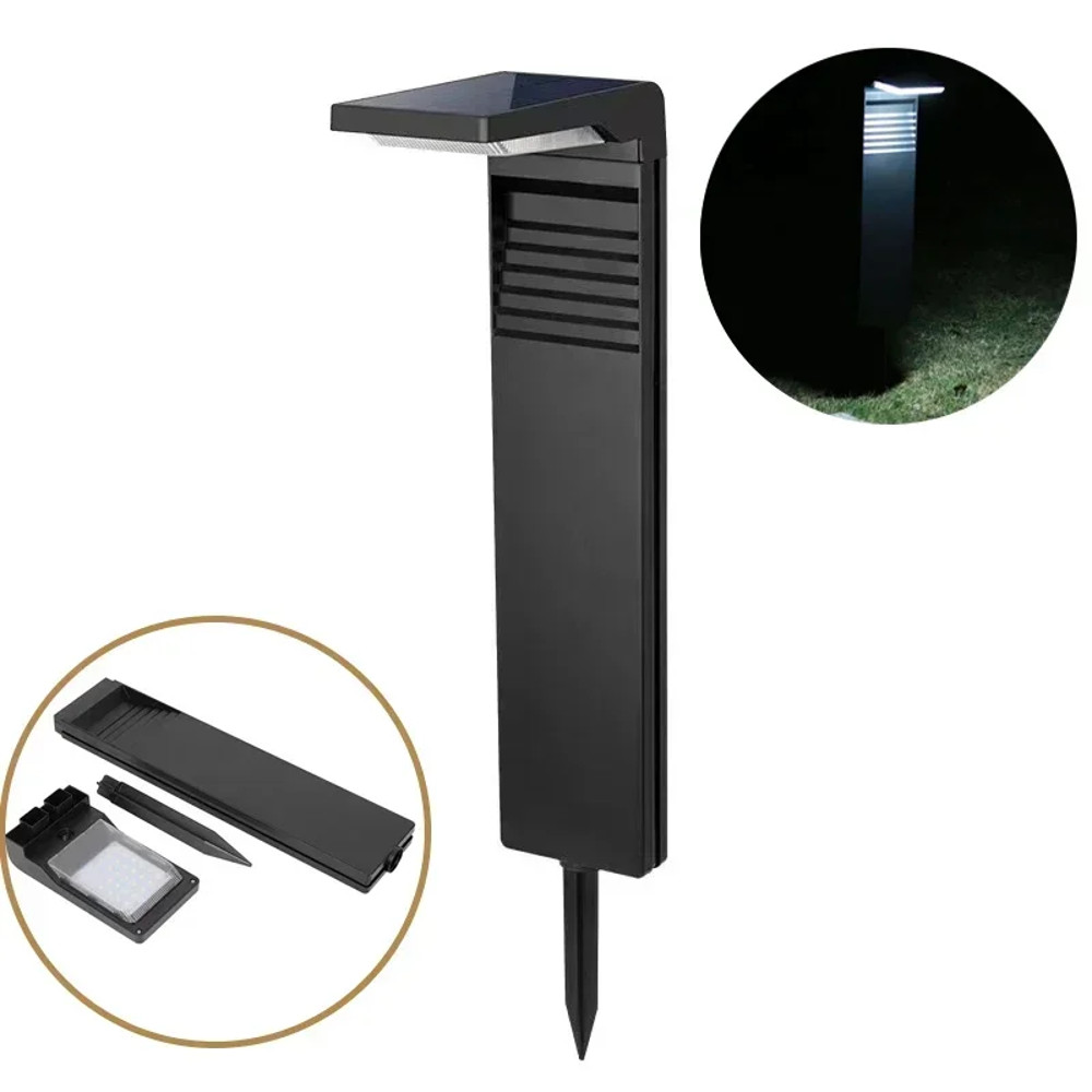 Waterproof Outdoor Solar Garden Light, LED Lawn Light, Garden Aisle Lamp, Grass Villa Decoration, Post Light