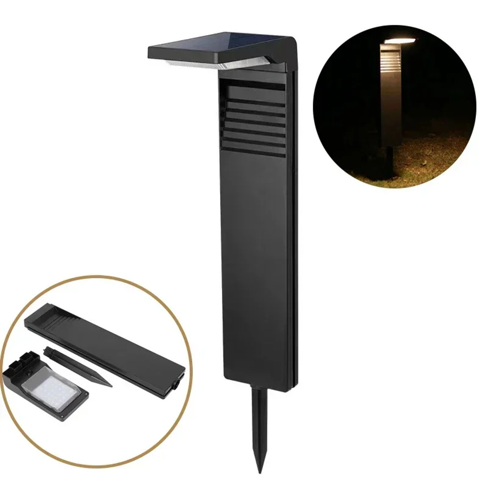 Waterproof Outdoor Solar Garden Light, LED Lawn Light, Garden Aisle Lamp, Grass Villa Decoration, Post Light