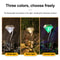 Diamond Solar Lights, Solar 4pcs Led Diamond Light for Walkway, Lawn, Patio, Yard, Driveway Path Landscape