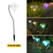 Diamond Solar Lights, Solar 4pcs Led Diamond Light for Walkway, Lawn, Patio, Yard, Driveway Path Landscape
