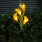 Calla Lily Solar-Powered LED Yard Lights, Floral Garden Light Decor Lamp, Waterproof Outdoor Lawn Lighting