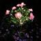 Azalea Flowers Outdoor Solar Waterproof Lights, LED Solar Powered Garden Lights, Summer Lawn Pathway Decoration