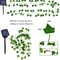 Solar-Powered Green Fairy Lights with Artificial Ivy, 8 Modes, Garden, Wedding, Christmas Decoration Lighting