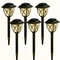 Outdoor Waterproof Landscape Lights 12 Solar Channel Lights, Modern Style Design for Garden Pathway Lawn Courtyard