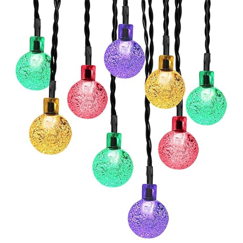 Outdoor Solar String Lights Bubble Fairy Lights for Yard, Tree, Party, Christmas, Easter, Garden Camping Decoration